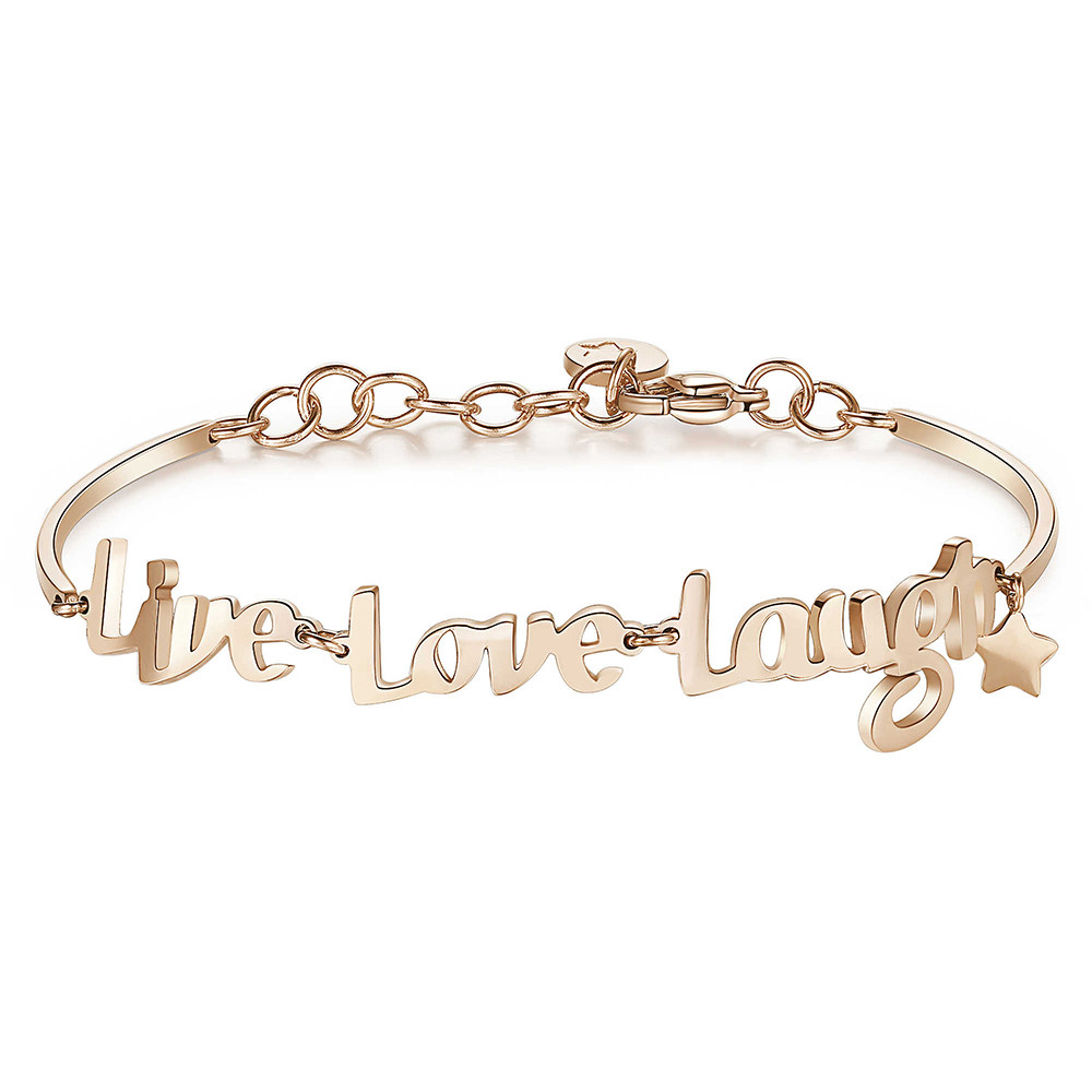 Cheerslife Bracciale Donna Butterfly Love Con Incisione | Gioiello In Argento Per Figlia O Mamma | Regalo Compleanno
