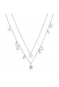 Collana Brosway Chant Acciaio Swarovski Fili BAH03