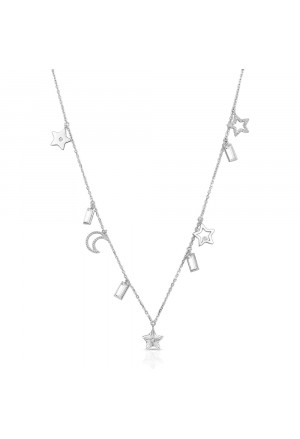 Collana Brosway Chant Acciaio Swarovski BAH05