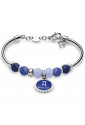 Bracciale Tres Jolie Segno Zodiacale Gemelli Gemini Pietre Naturali Cristalli Swarovski Acciaio XWJCQFM