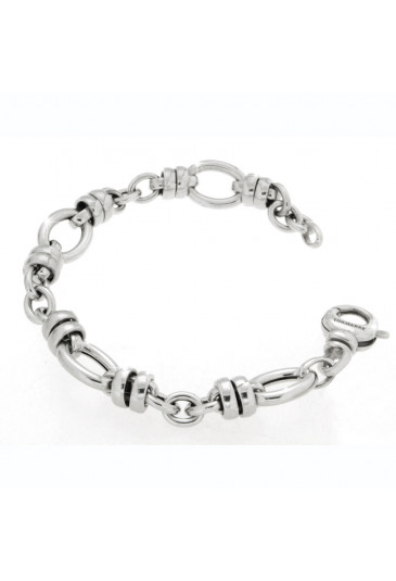 Bracciale Donna Unoaerre Argento 925 Maglia Rolo Morbido AG1441