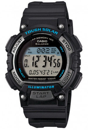 Orologio Casio Illuminator Cronometro Sport Nero STL-S300H-1AEF