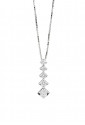 Collana Recarlo Punto Luce Collezione Face Cube Diamante Naturale Oro 18kt Donna P39PD002/042-45