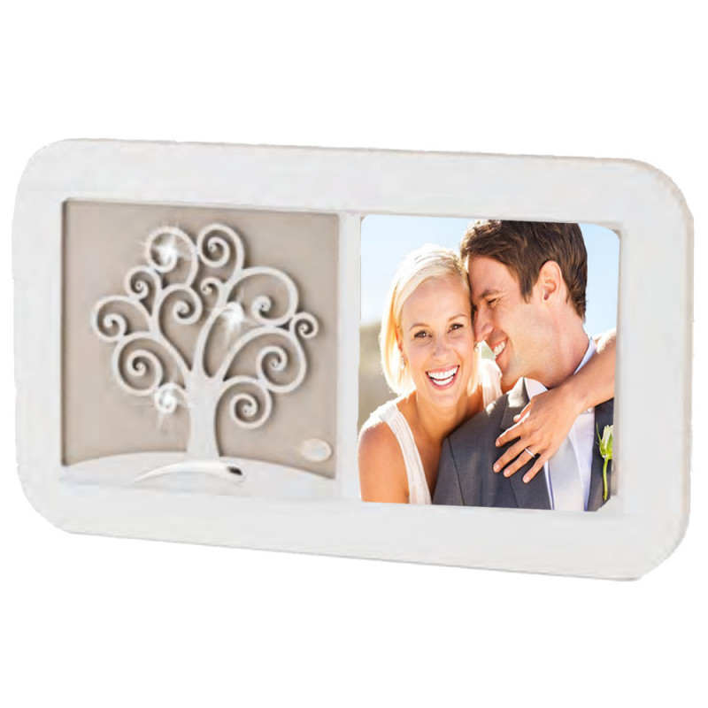 Cornice Portafoto In Legno Per Foto 10x15 Cm Con Scritta "Alaska" - Souvenir Per Coppie, Fidanzati, Sposi