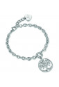 Bracciale Luca Barra Donna Albero Della Vita Acciaio Silver BK1743