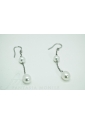 Orecchini Lunghi Oro Perle Diamanti Bibigi 425