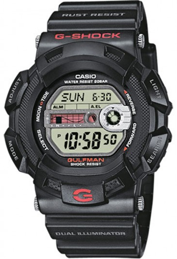 Orologio Casio G-Shock Digitale AutoIlluminazione Antiurto Nero G-9100-1ER