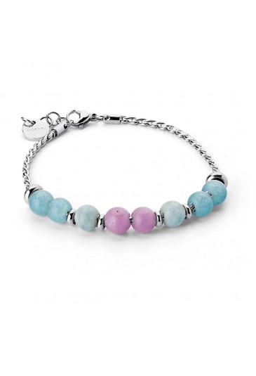 Bracciale Rigido Brosway Tres Jolie BTJMS877 – Acciaio 316L Con Onice Nera E Pendente Good Luck
