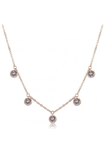 Collana Brosway Symphonia Acciaio Rosa BYM11