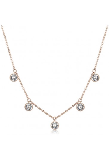 Collana Brosway Symphonia Acciaio Rosa BYM10