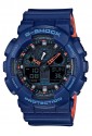 Orologio Casio G-Shock Blu Arancione Uomo GA-100L-2AER