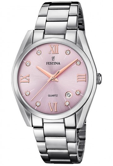 Orologio Festina Donna Rosa Cristalli F16790/D