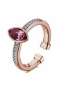 Anello Brosway Tring Argento Cristallo Swarovski Rosa Misura 14 G9TG48B