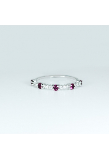Anello Recarlo Veretta Diamanti Rubini XD116/BRUB