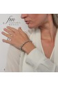 Bracciale Sfere Beads Argento Lavorazione Diamantata Silver Donna Fantasia Monile 98VN2FM