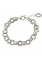 Bracciale Morbido Argento Maglia Rolo Lavorazione Filigrana Fantasia Monile K46SXFM