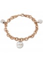 Bracciale Argento Love Trend Rosa Fantasia Monile 9AGXKFM