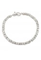 Bracciale Morbido Argento Dadini Barilotti Martellati Stile Dodo Chiusura Tbar Donna Fantasia Monile R0RQLFM