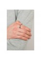 Anello Uomo Brosway Collezione Stoneage Misura 25 Acciaio Satinato Pvd Nero Gioielli Man BOG32D