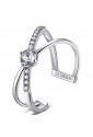 Anello Brosway Affinity Silver Cristalli BFF127B