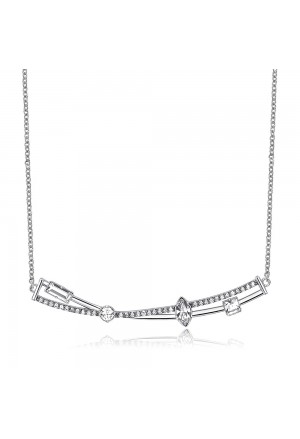 Collana Brosway Affinity Silver Cristalli BFF106