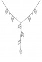 Collana Brosway Leaves Of Life Acciaio Cristalli BVS03