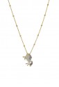 Collana Girocollo Unicorno Cristalli Multicolor Arcobaleno Argento Gold Fantasia Monile JFK5DFM
