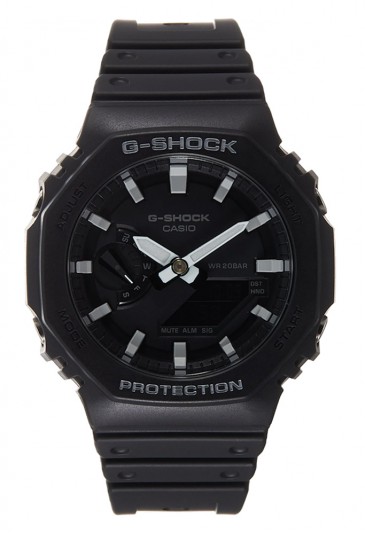 Orologio G-Shock Casio Unisex Analogico Digitale Antiurto Chrono Nero GA-2100-1AER
