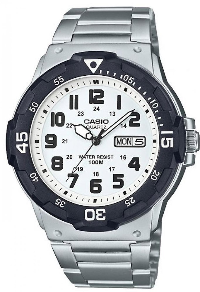 Orologio Casio Uomo Sportivo Solo Tempo Data Acciaio MRW-200HD-7BVEF