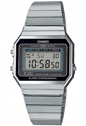 Orologio Casio Vintage Unisex Digitale Acciaio Classic A700WE-1AEF