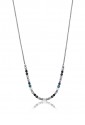 Collana Girocollo Luca Barra Uomo Acciaio Pietre Multicolor CL234