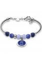 Bracciale Tres Jolie Segno Zodiacale Gemelli Gemini Pietre Naturali Cristalli Swarovski Acciaio XWJCQFM