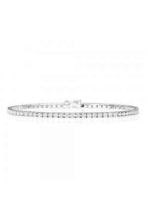 Bracciale Tennis Recarlo Diamanti Bianchi Collezione Maria Teresa Oro 18kt Donna T30SE265/070-18