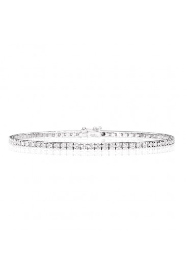 Bracciale Tennis Recarlo Diamanti Bianchi Collezione Maria Teresa Oro 18kt Donna T30SE265/070-18