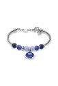 Bracciale Rigido Segno Zodiacale Vergine Virgo Pietre Naturali Cristalli Swarovski Acciaio Tres Jolie Brosway C1YQ4FM