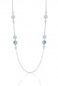 Collana Luca Barra Acciaio Pietre Celesti CK1465