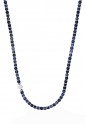 Collana Luca Barra Acciaio Pietre Blu CL238