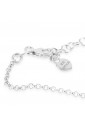 Collana Girocollo Jasmine Argento Charms Lettera G Smalto Bianco Donna EW40DFM