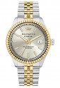 Orologio Philip Watch Caribe Automatico Quadrante Bianco Bicolore Gold Datario Cinturino Jubilee R8223597020