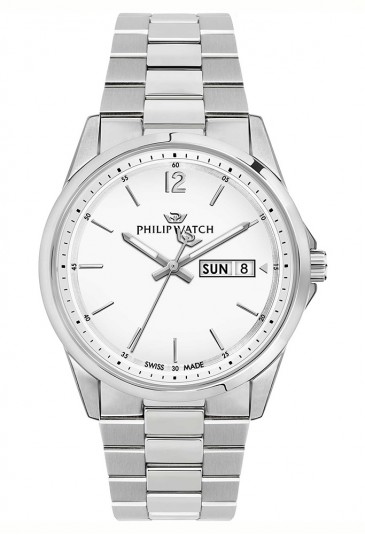 Orologio Philip Watch Uomo CapeTown Acciaio Bianco R8253212002