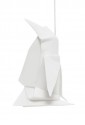 Origami Tridimensionale Pinguino Porcellana Bianca L'Abitare Milano 16020046