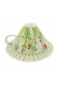 Tazza Caffe L'Abitare Seasons Mese Aprile Porcellana Handmade Decori Rilievo 16880022