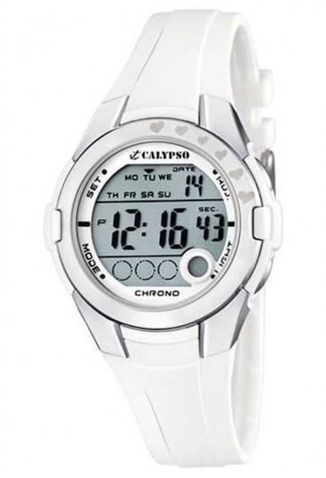 Orologio Calypso Digitale Donna Bianco K5571/1