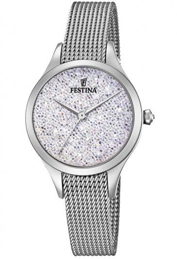 Orologio Festina Donna Quadrante Cristalli Silver F20336-1