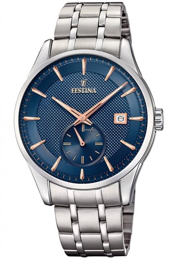 Orologio Festina Uomo Blu Solo Tempo F20276/2