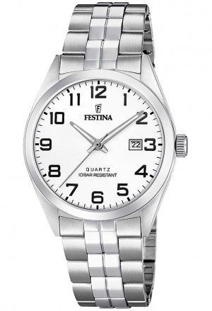 Orologio Unisex Festina Numeri Arabi Datario Acciaio F20437/1