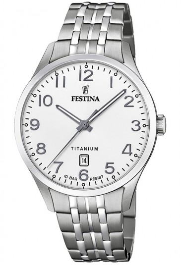 Orologio Festina Titanio Uomo Numeri Visibili F20466/1