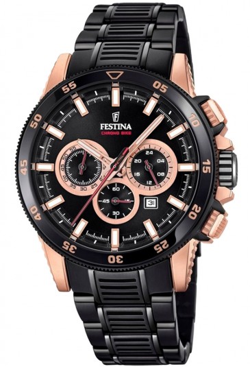 Orologio Festina Uomo PVD Nero Rosa Limited Edition F20354/1