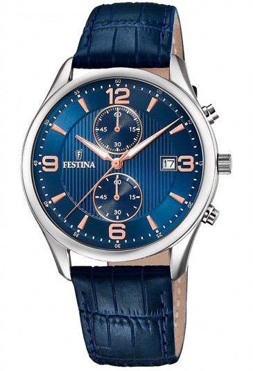 Orologio Festina Uomo Elegante Blu F6855/6