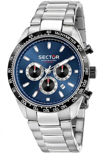 Orologio Sector Uomo 245 Chrono Blu R3273786014